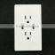 Usb plug wall socket American power strip with dual usb port