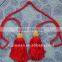 2017 hot selling in Europe New style red decorative tassel chinese knot tassel