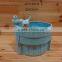 Ceramic Flower Vase And Pot With Bird Decoration