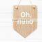 Wooden Wall Banner