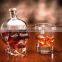 Wholesale wine decanter amber growler glass amber beer growler