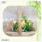 Hand Carved Large Arched Handle Wood Flower Basket