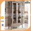 modern furniture luxury wine cabinet with tempered glass strong stainless steel legs