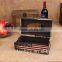 2015 USA flag wooden tissue box