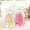 Hot selling good quality glass water jug & beer jug & juice jug