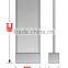 hotel indoor decoration use stainless steel frame mirror for sales