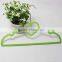 Heart type none slip thick plastic hangers