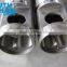 Conical twin screw and barrel for extruder machine