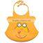 Easily Wipes Clean Comfortable Soft Waterproof Washable Baby Silicone Bib With Food Catcher