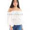 Latest Fashion Blouse Design Off Shoulder Sexy Ruffle Tops for Women Plus Size Tops Wholesale