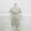 Women Sexy Checks Bodycon Short Sleeves Summer Evening Clubwear Mini Party Dress