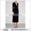 Wholasale Women Apparel Office Lady Midnight Blue Velvet Jumpsuit(DQE0117J)