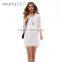 Maxnegio chiffon straight dress for ladies