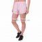MGOO Hot Sale 100% Polyester Women Crossfit Shorts Transparent White Binding Dri Fit Shorts