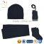 Cable design Baby Cashmere hat scarf set