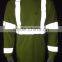 Long Sleeve Sew-on Reflective Tapes Worker High Visibility T-shirt