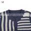 2016 New design boy's stripes jacquard cardigan sweater