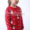 2017 wholesale brand snowmen knitted pattern ugly christmas sweater for kids
