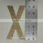 Hot sale glitter paper "X" Decor Birthday Party, New Year,Cake