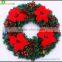 Plastic Custom Christmas wreath PVC PE wreath for Christmas Decoration Christmas Wreath