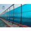 Noise protection screen made from PC/polycarbonate