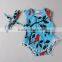 Trendy wholesale baby kids tree bird floral romper with headband