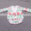 christmas knit cotton soft long sleeve winter one piece newborn infant baby clothes romper