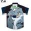 100% polyester tournament fishing shirts, wholesale fishing clothing
