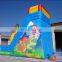 hot sale dinosaur inflatable high slide
