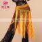 Tribal long tassel multy colors Belly dance hip scarf Y-2038#