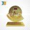 High quality custom design 24k gold plating Vietnam metal trophy cup