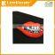 Custom design lip pattern 3D Embroidery Applique Patch for accessories