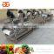 Professional Food Standard Fruit Brush Washing Machine Bubble Washer Vegetable Washing Drying Processing Line