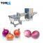 Hot Sale Onion Peeler machine in india/ onion root cutting machine/spring onion peeling