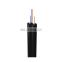 LSZH Jacket FTTH Fiber Optic Cable , Self Supporting Bow Type Fiber Drop Cable