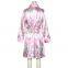 Women Poncho Autumn Womens Coats and Capes Print V-Neck Open Stitch Sexy Cloak Women Long Sleeve Ladies Pajamas Shawl Cardigan