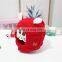 Wholesale rabbit ears autumn and winter knitted warm pet hat for large dog
