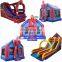 spiderman air pvc moonwalk jumper trampoline bouncer inflatable jumping castle bounce house with slide