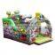 fun colorful popular stone age inflatable dinosaur adventure slide for sale