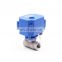electric ball valve cwx-series stainless steel motorized ball valve 5v 3.6v 12v 24v 110v 220v DN15 DN20  DN25