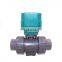 12V 220V DN20 DN32 DN40 UPVC CTF-001 motorized actuated ball valves and actuators
