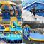 Outdoor Funny Rectangular Inflatable Steel Metal Frame Swimming Pool With Slide For Kids Adults Sale