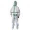 Isolation Waterproof Microporous Overall Disposable Gowns Protective Coverall With Tape