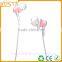 High quality popular falt cable sports stereo deep bass earphone for phone