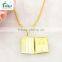 Hot sale locket cross pendant necklace