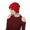 100% Acrylic Winter knitted Beanies Hats Women Thick Warm Beanie Skullies Hat Men's knitted Wool Hat