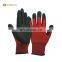 Sunnyhope 15G nylon spandex latex sandy palm coated gloves super soft