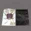 3*4 inches three side seal one side metallic foil mylar one side clear snack package bags with zipper