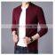 Factory wholesale spring and autumn new men's knitted cardigan fashion slim-fit stand collar sweater