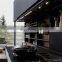 Modern Villa Luxury Black Lacquer Kitchen Cabinets
